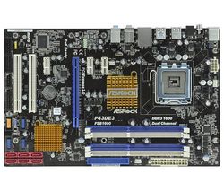 ASROCK P43DE3 - Socket 775 - Chipset P43 - ATX + Skrinka PC Aeolus 8616G čierna + Rheobus Sentry LULS-160