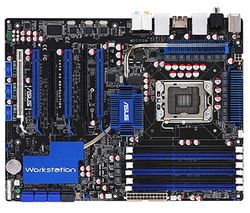 ASUS P6T6 WS Revolution - Socket LGA1366 - Chipset Intel X58 + ICH10R - ATX + Čistiaci stlačený plyn viacpozičný 252 ml + Zásobník 100 utierok pre LCD obrazovky + Čistiaca pena pre obrazovky a klávesnice 150 ml