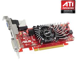 ASUS Radeon HD 5450 - 1 GB GDDR3 - PCI-Express 2.1 (EAH5450/DI/1GD3(LP)) + Kábel DVI-D samec / samec - 3 m (CC5001aed10)