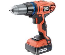 BLACK & DECKER Akumulátorový vŕtací skrutkovač HP148F4LK + Chránice na kolená 4750-KP