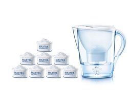 BRITA Sada 8 filtracných náplní Maxtra + 1 biela kanvica Marella zdarma - 104274 + Filtracná náplň Maxtra - Balenie 6 ks - 100486