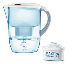 BRITA Sada filtracná kanvica Fjord biela 100 007 P1 (1 zahrnutá filtracná vložka + 1 filtracná vložka zdarma) + Filtracná náplň Maxtra - Balenie 6 ks - 100486