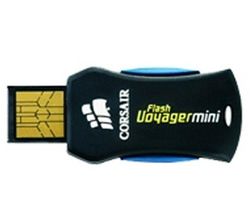 CORSAIR Kľúč USB Flash Voyager Mini 4 GB USB 2.0 + Zásobník 100 navlhčených utierok + Čistiaci stlačený plyn viacpozičný 252 ml