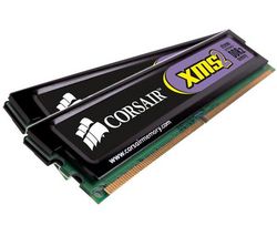 CORSAIR Pamäť PC XMS2 2 x 2 GB DDR2-1066 PC2-8500 CL7 (TWIN2X4096-8500C7) + Zásobník 100 navlhčených utierok + Čistiaci stlačený plyn viacpozičný 252 ml + Náplň 100 vlhkých vreckoviek