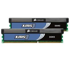 CORSAIR Pamäť PC XMS3 2 x 2 GB DDR3-1600 PC3-12800 CL9 (CMX4GX3M2A1600C9) + Radiátor pre operačnú pamäť DDR/SDRAM (AK-171) + Termická hmota Artic Silver 5 - striekačka 3,5 g