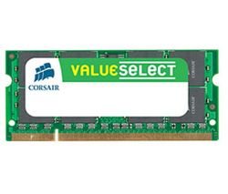 CORSAIR Pamäť pre notebook Value Select 2 GB DDR3-1066 PC3-8500 CL7 + Hub USB 4 porty UH-10 + Dokovacia stanica ventilovaná F5L001 pre notebook 15.4''