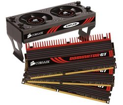 CORSAIR PC pamäť Dominator-GT 3 x 2 GB DDR3-1600 PC3-12800 (CMT6GX3M3A1600C7) + Čistiaci stlačený plyn viacpozičný 252 ml + Čistiaca pena pre obrazovky a klávesnice 150 ml