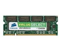 CORSAIR Prenosná Pamäť  Value Select SO-DIMM 1 GB PC5300  (VS1GSDS667D2) - Doživotná záruka + Hub USB 4 porty UH-10 + Dokovacia stanica ventilovaná F5L001 pre notebook 15.4''