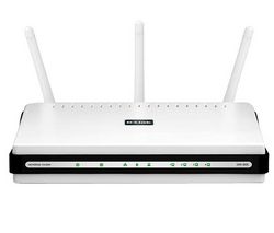 D-LINK Router WiFi DIR-655 - Switch 4 porty + Hub 7 portov USB 2.0