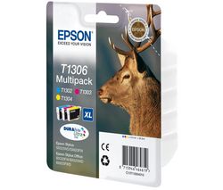 EPSON Multisada 3 atramentové náplňe T1306 - žltá, purpurová, azúrová