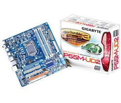 GIGABYTE GA-P55M-UD2 - Socket 1156 - Chipset P55 - Micro ATX + Skrinka PC Aeolus 8616G čierna + Rheobus Sentry LULS-160