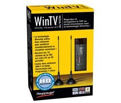 HAUPPAUGE USB kľúč Win TV-NOVA-TD-HD + Čistiaci stlačený plyn mini 150 ml + Zásobník 100 navlhčených utierok + Náplň 100 vlhkých vreckoviek