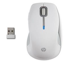 HP Myš Wireless Comfort Mobile Mouse Special Edition NK526AA - strieborná + Hub USB 4 porty UH-10 + Kábel USB 2.0 A samec/samica - 5 m (MC922AMF-5M)