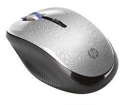 HP Myš Wireless Optical Mobile Mouse WE790AA - strieborná + Hub USB 4 porty UH-10 + Zásobník 100 navlhčených utierok + Podložka pod myš Jersey Cloth - strieborná