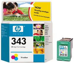 HP N°343 ink cartridge - Cyan, Magenta, Yellow