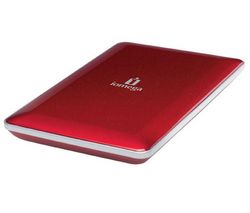 IOMEGA Prenosný externý pevný disk eGo Mac Edition 320 GB - Ruby Red + Puzdro SKU-PHDC-1 + Kábel HDMI samec / HMDI samec - 2 m (MC380-2M) + Multimediálny Mediagate VX