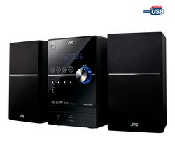 JVC Mikroveža UX-SG6VBE + Infracervené bezdrôtové audio slúchadlá Philips SHC2000/00 + Kábel Jack 3,5 mm samec / samec 1,5 m