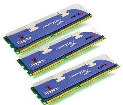 KINGSTON Pamäť PC HyperX 3 x 1 GB DDR3-1600 PC3-12800 CL8 (KHX1600C8D3K3/3GX)