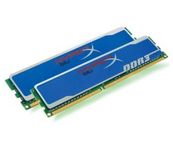 KINGSTON Pamäť PC HyperX blu 2 x 2 GB DDR3-1333 PC3-10600 CL9 (KHX1333C9D3B1K2/4G) + Čistiaci stlačený plyn viacpozičný 252 ml + Čistiaca pena pre obrazovky a klávesnice 150 ml