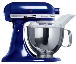 KITCHENAID Multifunkčný kuchynský robot 5KSM150PSEBU modrý + Sklená miska 4.83L 5K5GB