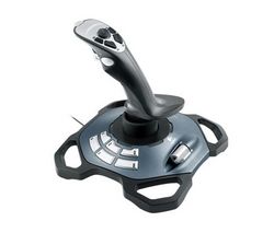 LOGITECH Joystick Force 3D Pro + Hub 4 porty USB 2.0 + Zásobník 100 navlhčených utierok