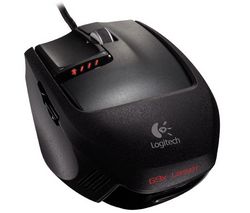 LOGITECH Laserová myš G9x + Hub USB 4 porty UH-10 + Náplň 100 vlhkých vreckoviek