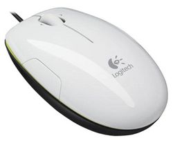 LOGITECH Laserová myš LS1 coconut + Hub 2-v-1 7 Portov USB 2.0 + Zásobník 100 navlhčených utierok