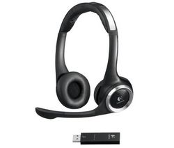 LOGITECH Slúchadlá ClearChat PC Wireless + Hub 7 portov USB 2.0