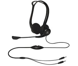 LOGITECH Slúchadlá s mikrofónom PC Headset 860 + Zásobník 100 navlhčených utierok + Čistiaci stlačený plyn viacpozičný 252 ml