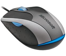 MICROSOFT Microsoft Notebook Optical Mouse 3000 - Mouse - optical - wired - USB - light grey + Hub USB 4 porty UH-10