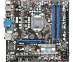 MSI H55M-E33 - Socket 1156 - Chipset H55 - Micro ATX + Kufrík so skrutkami pre počítačové vybavenie + Stahovacia páska (100 ks)