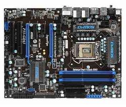 MSI P55-GD65 - Socket LGA1156 - Chipset P55 - ATX + Kábel SATA II UV modrý - 60 cm (SATA2-60-BLUVV2)