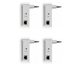 NETGEAR Balenie 4 adaptérov CPL 200 Mbps XAVB101 + Sada 2 adaptérov PLC 200 Mbps XAVB2501-100PES