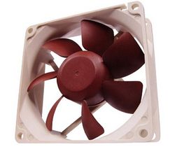 NOCTUA Ventilátor pre skrinku NF-R8-1800 + Anti-vibracná sada na upevnenie ventilátora (4 kusy)