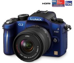 PANASONIC Lumix DMC-G2K modrý + objektív 14-42 mm