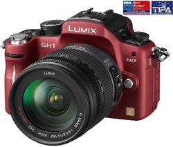 PANASONIC Lumix DMC-GH1KEB-R červený