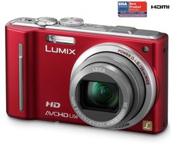 PANASONIC Lumix  DMC-TZ10 červený + Púzdro Pix Compact + Pamäťová karta SDHC 8 GB + Batéria DMW-BCG10