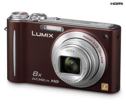 PANASONIC Lumix  DMC-ZX3 cokoládový + Púzdro Pix Compact + Pamäťová karta SDHC 8 GB + Batéria DMW-BCG10 + Čítačka kariet 1000 & 1 USB 2.0