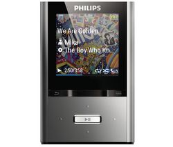 PHILIPS MP3 prehrávač GoGear ViBE SA2VBE04K 4 GB - dark silver + Slúchadlá SHL9560/10