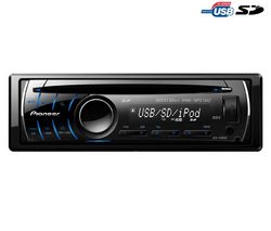 PIONEER Autorádio CD/MP3 USB/SD DEH-4200SD + Výstražný trojuholník R27 EN11