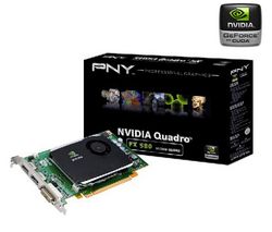 PNY Quadro FX 580 - 512 MB GDDR3 - PCI-Express 2.0 (VCQFX580-PCIE-PB) + Kábel DVI-D samec / samec - 3 m (CC5001aed10)