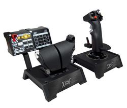 SAITEK Joystick X65F Control System + Hub 4 porty USB 2.0