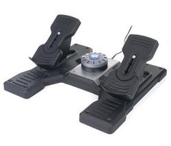 SAITEK Rozporka pre simulátor letu Pro Flight Rudder Pedals - USB 2.0 + Hub 4 porty USB 2.0 + Zásobník 100 navlhčených utierok