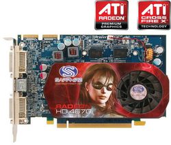 SAPPHIRE TECHNOLOGY Radeon HD 4670 - 512 MB GDDR3 - PCI-Express 2.0 (11138-33-20R) + Adaptér DVI samec / VGA samica CG-211E