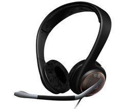 SENNHEISER Slúchadlá-mikrofón PC 156 USB + Zásobník 100 navlhčených utierok + Čistiaci stlačený plyn viacpozičný 252 ml