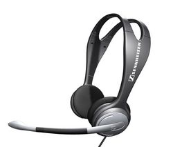 SENNHEISER Slúchadlá mikrofón PC131 + Zásobník 100 navlhčených utierok + Čistiaci stlačený plyn viacpozičný 252 ml