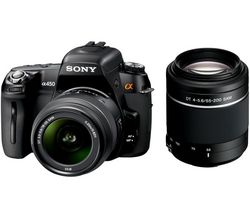 SONY Alpha DSLR-A450Y + objektív SAL-18-55 + objektív SAL-55-200