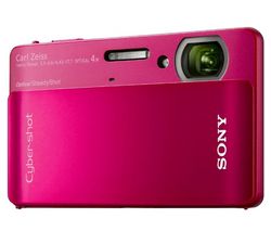 SONY Cyber-shot  DSC-TX5 červený + Puzdro LCS-CSWB - čierne + Pamäťová karta SDHC 8 GB