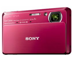 SONY Cyber-shot  DSC-TX7 - červený + Puzdro Memory DCCM10PK veľkosť S - čierna a fuksia