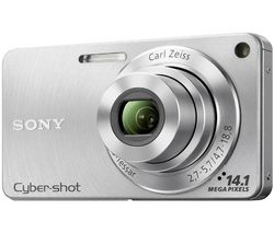 SONY Cyber-shot  DSC-W350 strieborný  + Puzdro Pix Ultra Compact